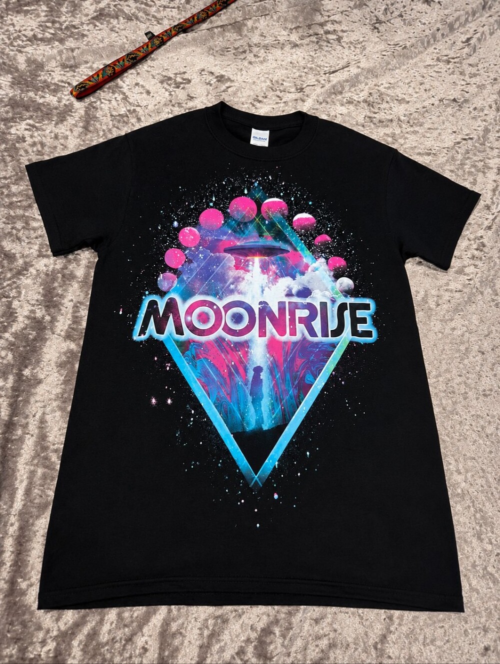 Moonrise Festival 2019 Baltimore MD Lineup Graphic T-Shirt Small Gildan EDM Rave